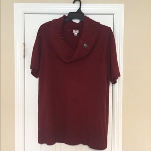 Burgundy Sweater Tunic